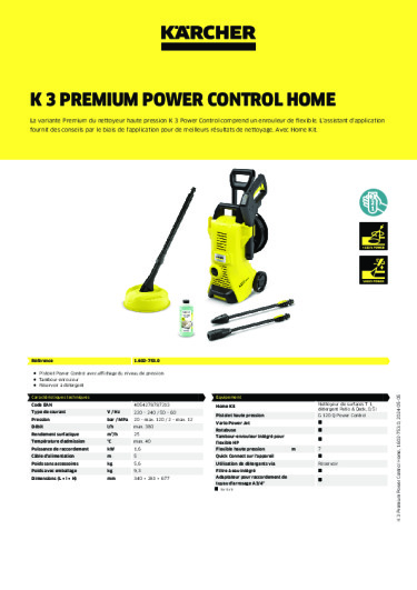 Informations sur le produit