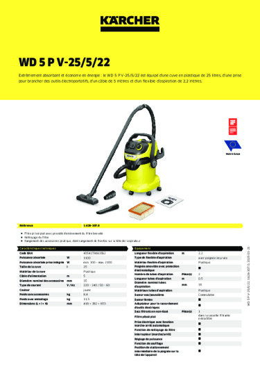 Informations sur le produit