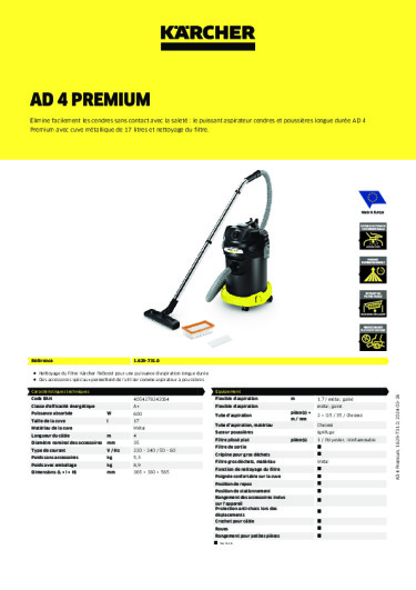 Informations sur le produit