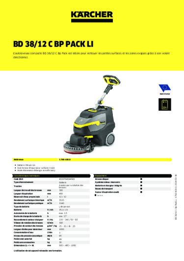 Informations sur le produit