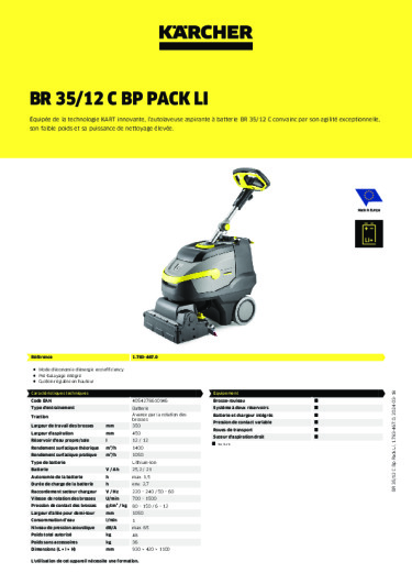 Informations sur le produit