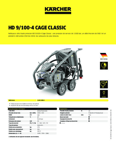 Informations sur le produit