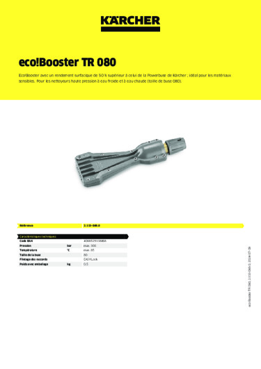 Informations sur le produit