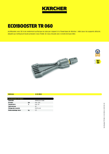 Informations sur le produit