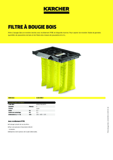 Informations sur le produit