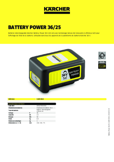 Informations sur le produit