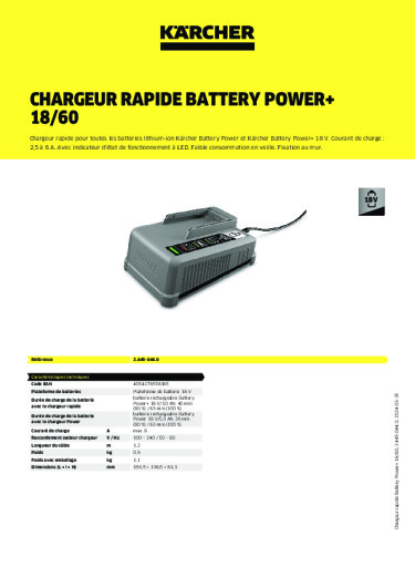 Informations sur le produit