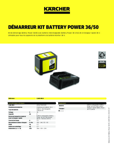 Informations sur le produit