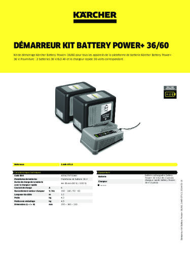 Informations sur le produit