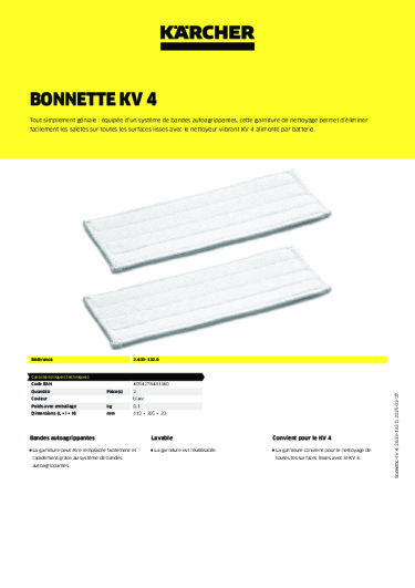 Informations sur le produit