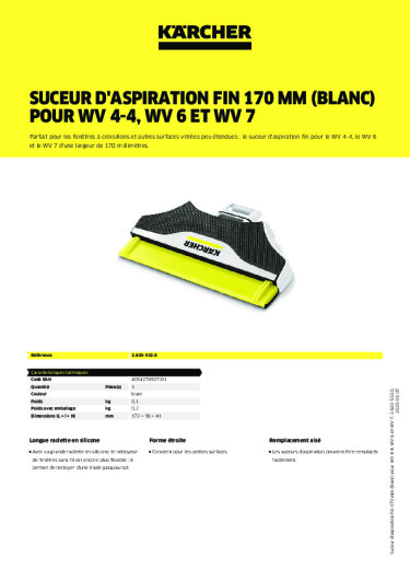 Informations sur le produit