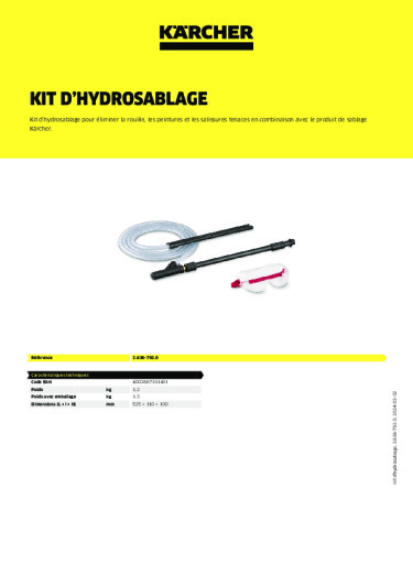 Informations sur le produit