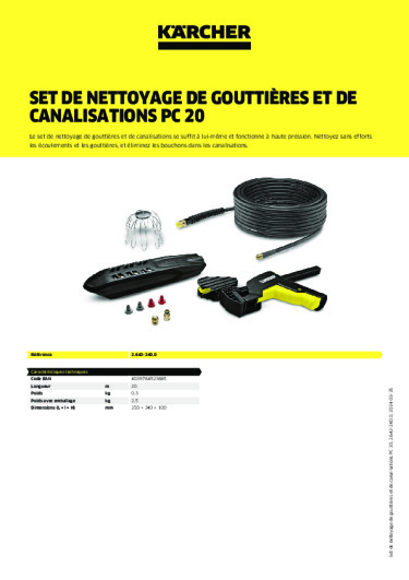 Informations sur le produit