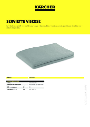 Informations sur le produit