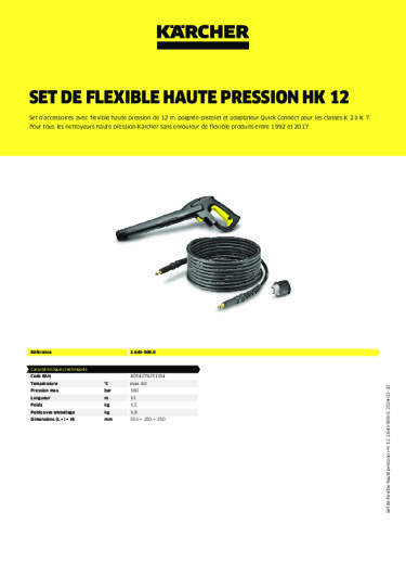 Informations sur le produit