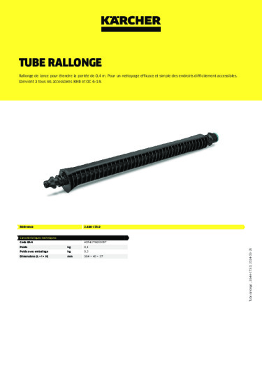 Informations sur le produit