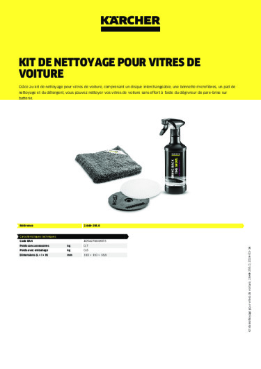 Informations sur le produit