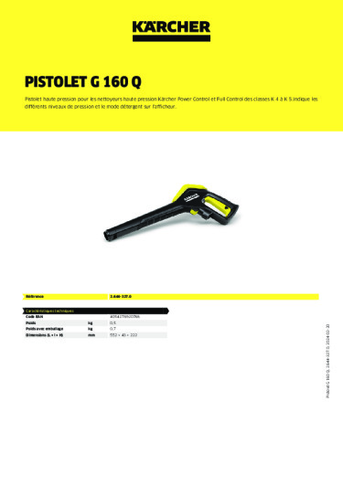 Informations sur le produit