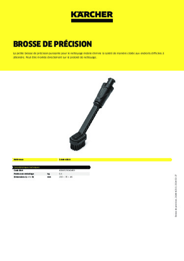 Informations sur le produit