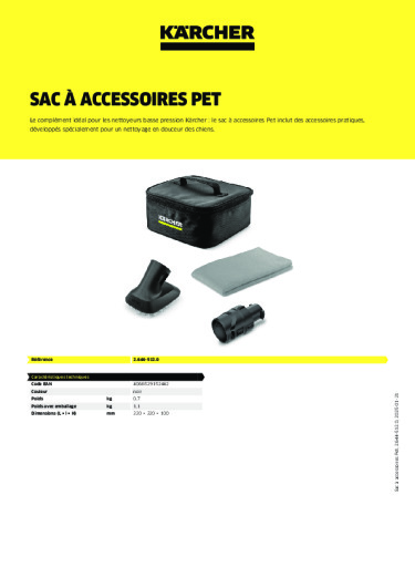 Informations sur le produit