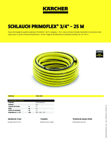 Informations sur le produit