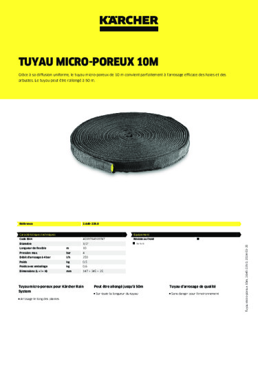 Informations sur le produit