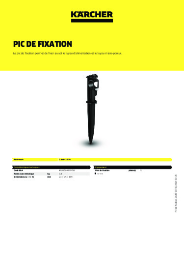 Informations sur le produit