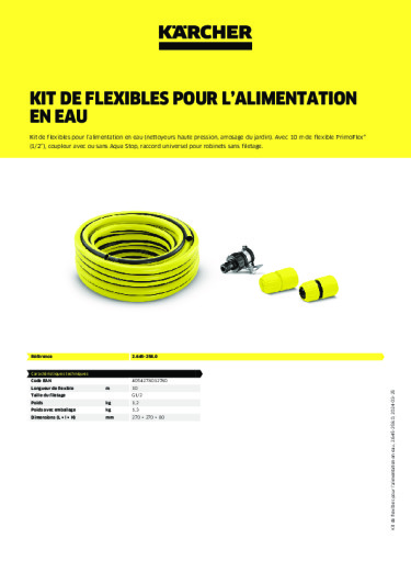 Informations sur le produit