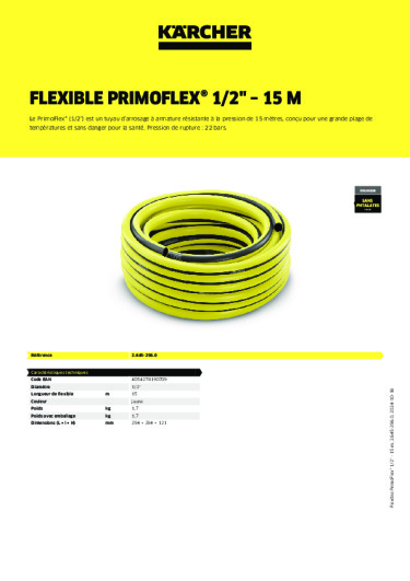 Informations sur le produit