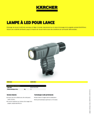 Informations sur le produit