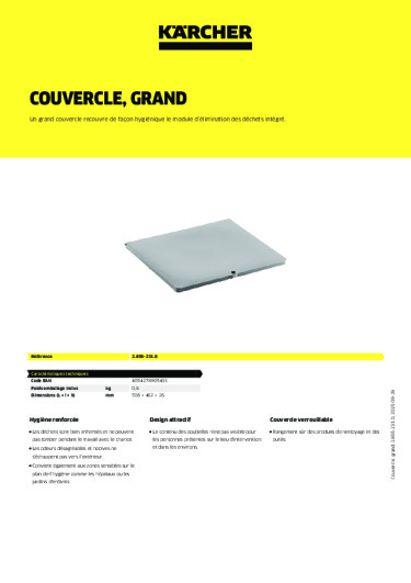 Informations sur le produit