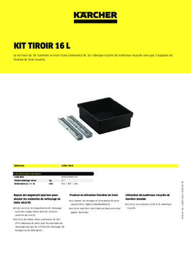 Informations sur le produit