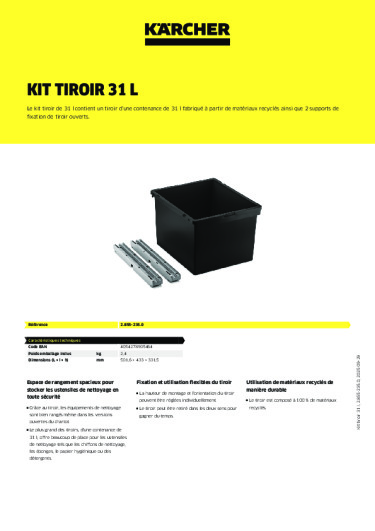 Informations sur le produit