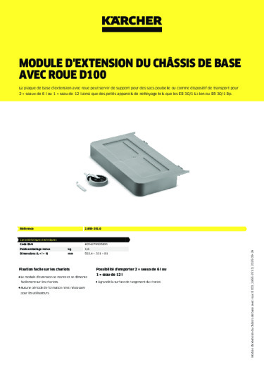 Informations sur le produit