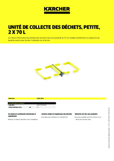 Informations sur le produit