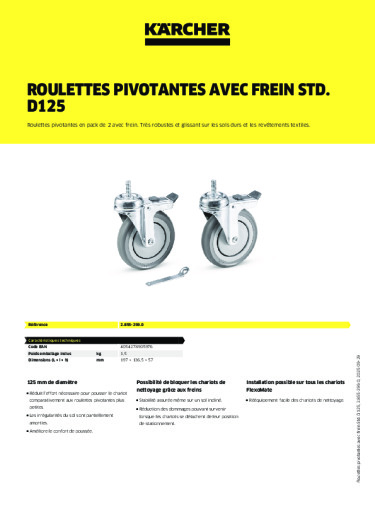 Informations sur le produit