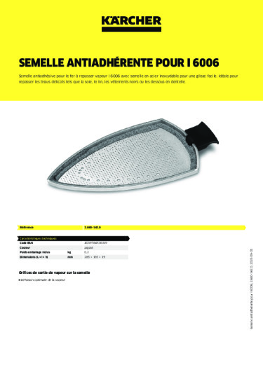 Informations sur le produit