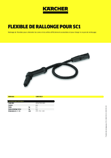 Informations sur le produit