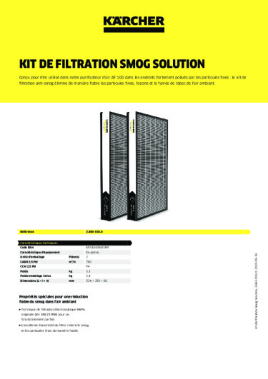 Informations sur le produit