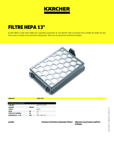 Informations sur le produit