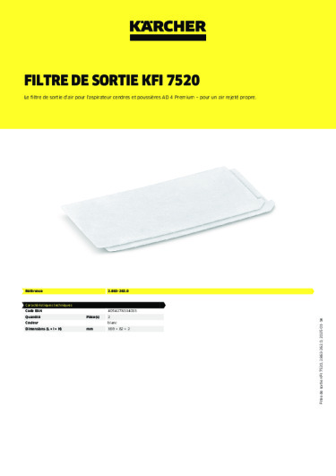 Informations sur le produit