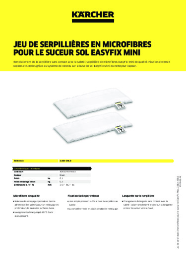 Informations sur le produit