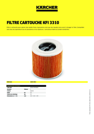 Informations sur le produit