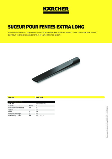 Informations sur le produit