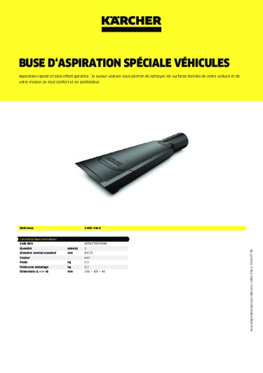 Informations sur le produit