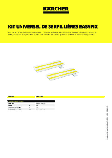 Informations sur le produit