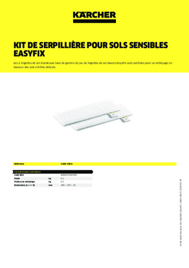 Informations sur le produit