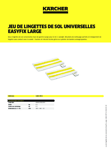 Informations sur le produit