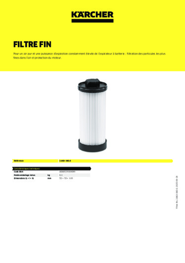 Informations sur le produit