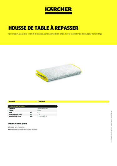 Informations sur le produit